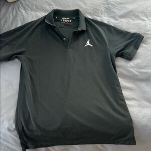 Jordan Men's Black Polo Shirt